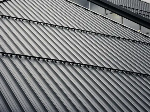 Corrugated metal roof panels